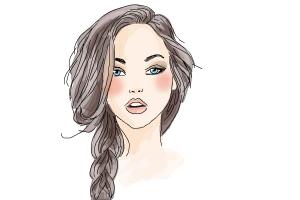300x200 How To Draw A Pretty Girl - Girl Drawing