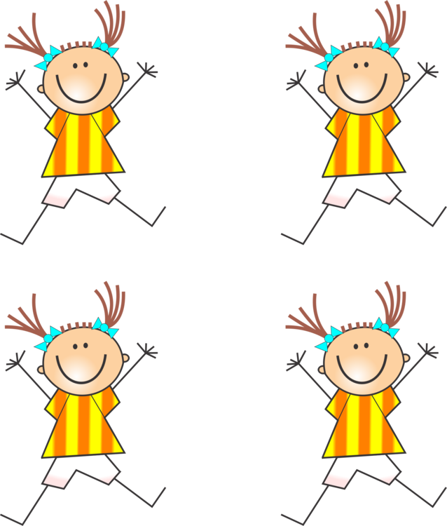 638x750 Cartwheel Animation Girl Drawing Cc0 - Girl Drawing Clipart