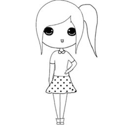 236x255 Photos Easy Drawing Girl - Girl Drawing Easy