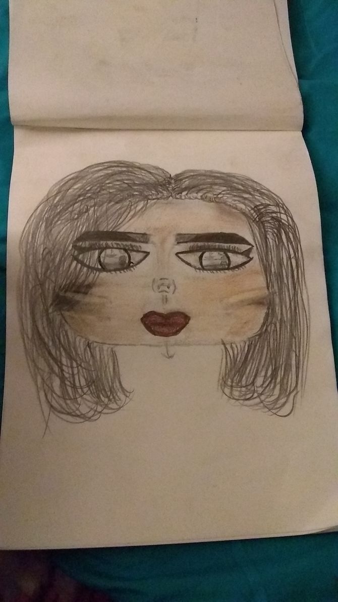 670x1191 How To Draw A Girl's Face - Girl Drawing Face