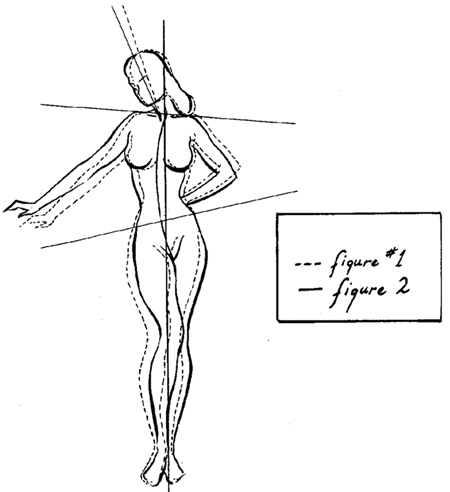 450x492 Female Figure Drawing Methods And Techniques For Beautiful - Girl Drawing Figure