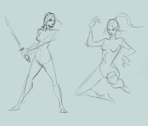 500x428 Learn How To Draw Basic Woman Body - Girl Drawing Figure