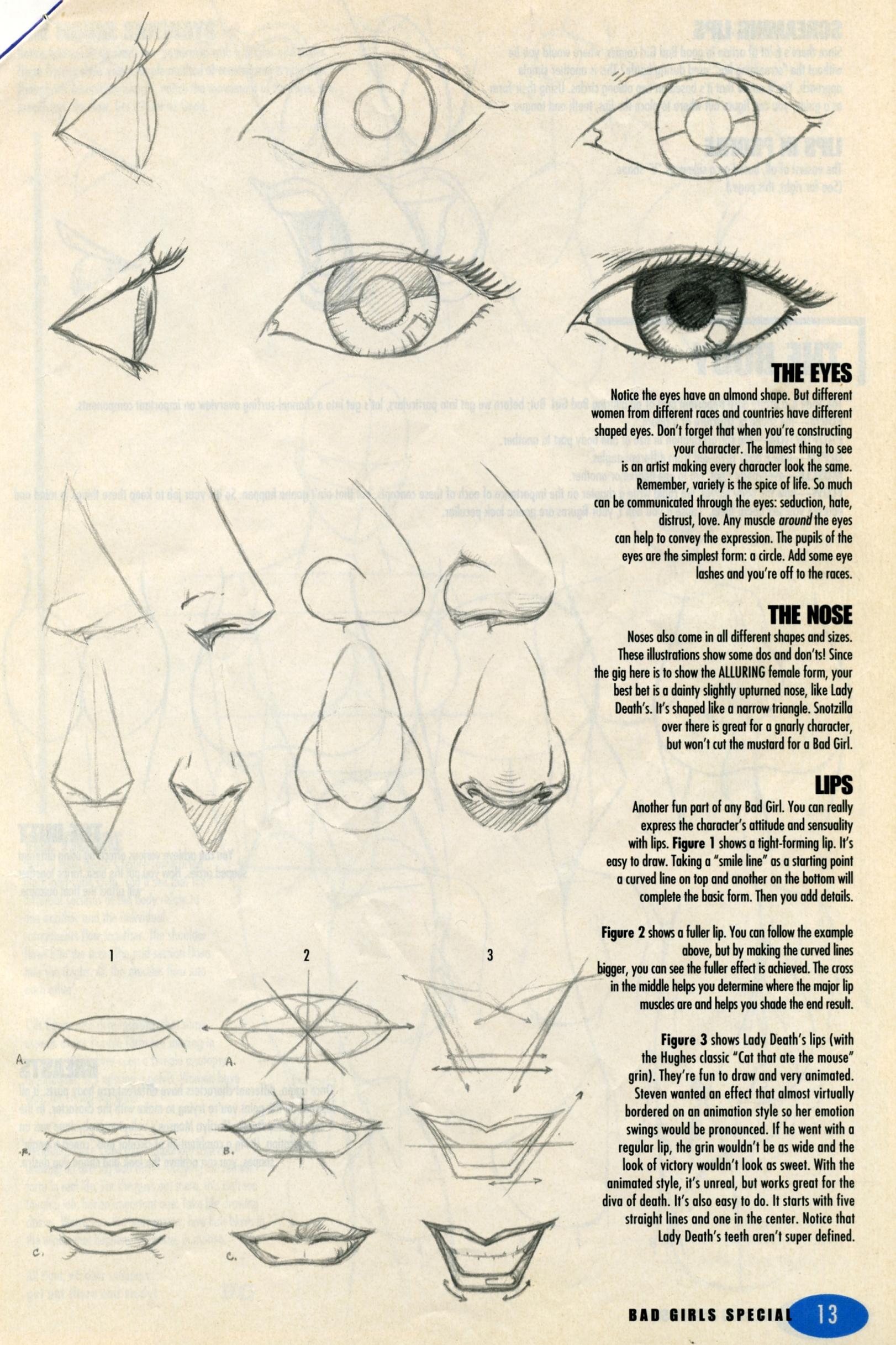 1622x2433 Anatomy Of A Comic Book Bad Girl! Mars Will Send No More - Girl Drawing Figure