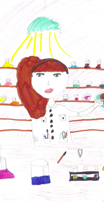 360x700 Girl Power Kids' Drawings Show Changing Perceptions Of Who Can Be - Girl Drawing For Kids