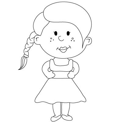 400x400 How To Draw People Fun Drawing Lessons For Kids Adults - Girl Drawing For Kids