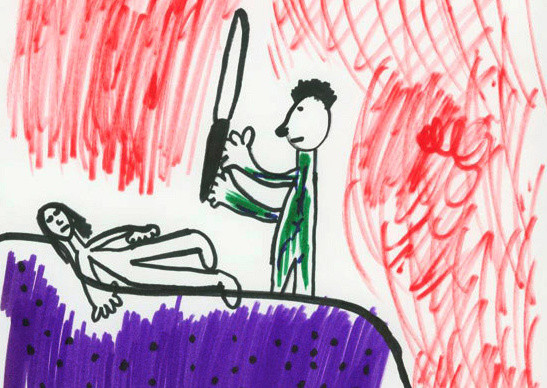 547x388 Kids Draw Weird Shit, But It Doesn't Make Them Murderers - Girl Drawing For Kids