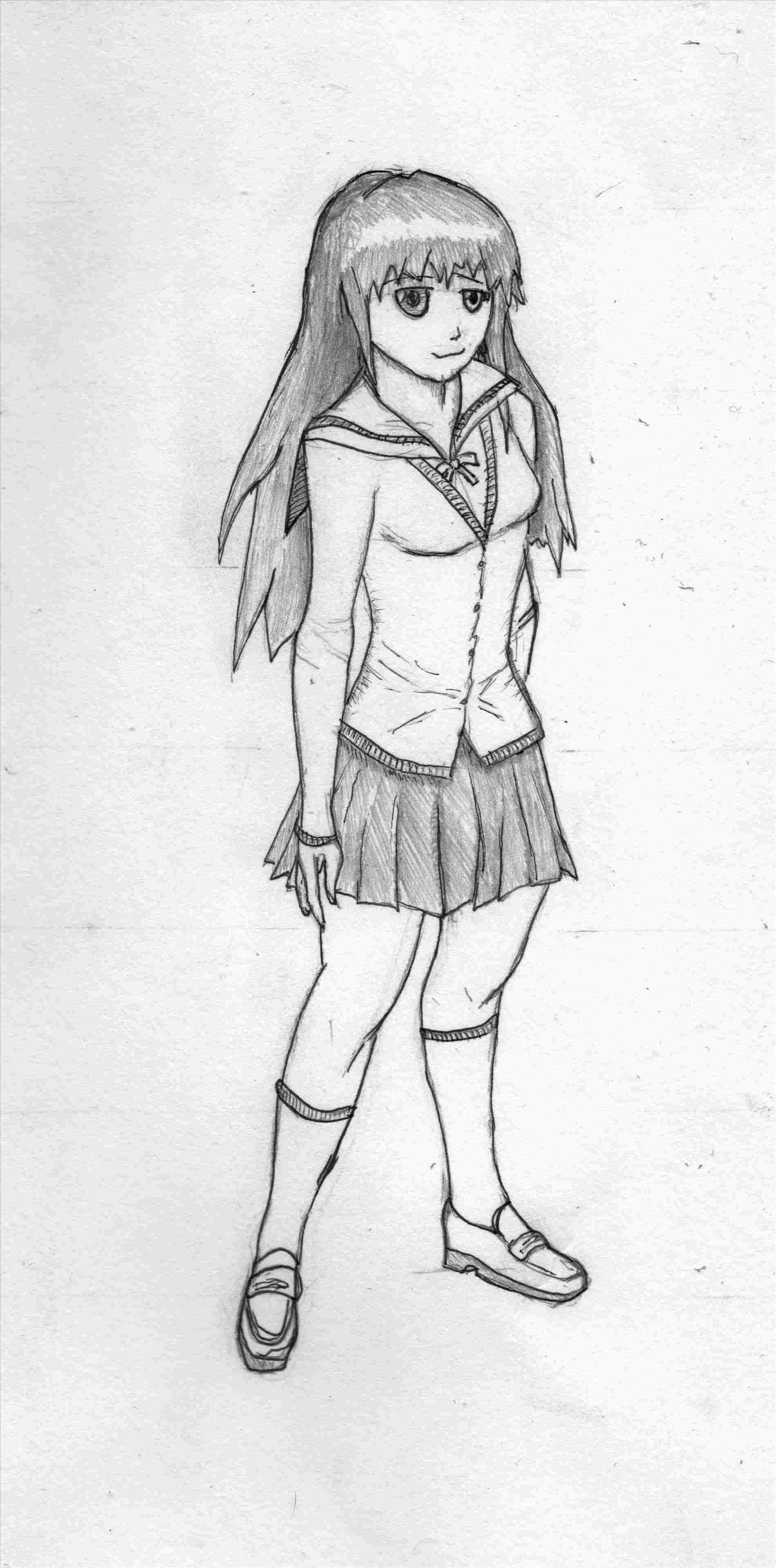 1899x3836 Girl Drawings Full Body - Girl Drawing Full Body
