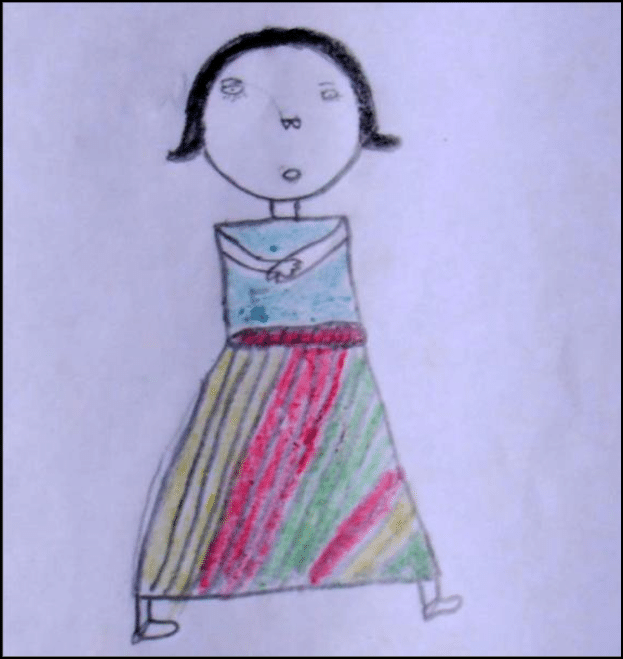 623x659 sensing introverted girl - Girl Drawing Herself