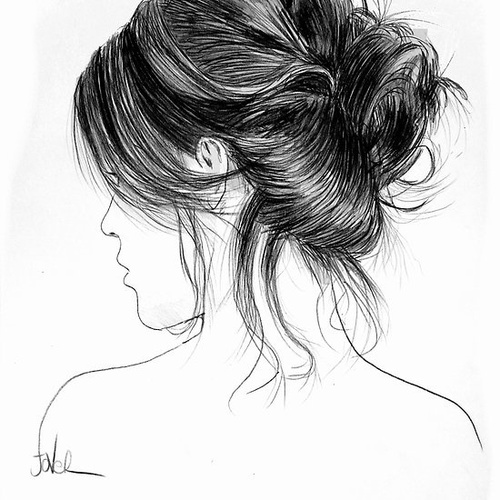 500x500 the element of herself drawing - Girl Drawing Herself