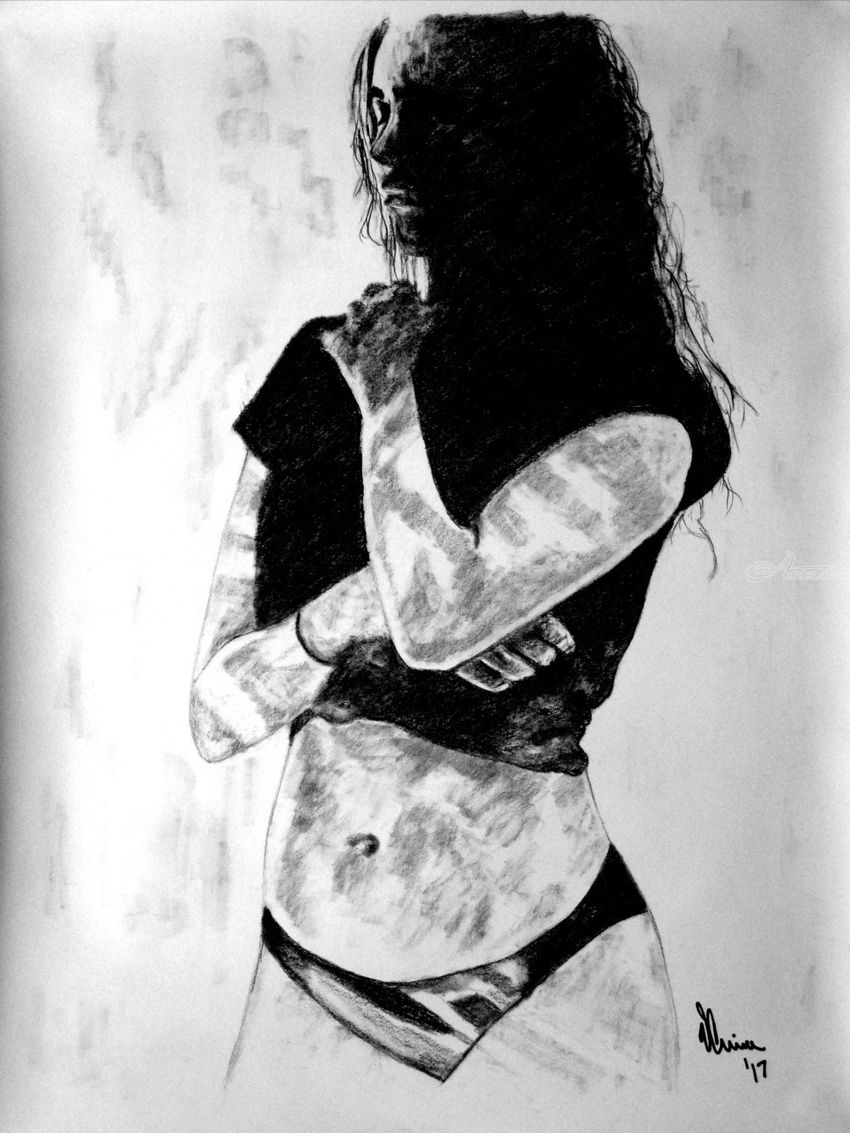 850x1133 eclipse drawings sketch - Girl Drawing Herself