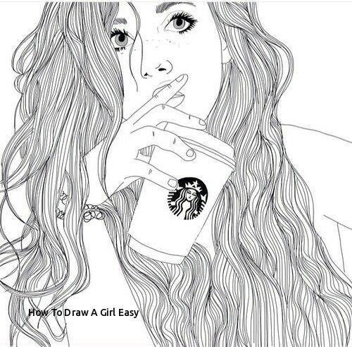 500x492 Girl Drawing Step - Girl Drawing Ideas