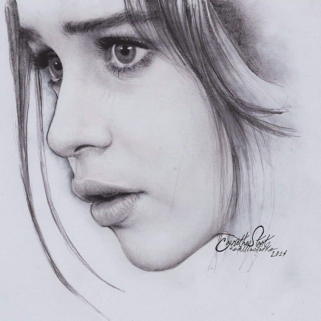640x640 Girl Drawing - Girl Drawing Images