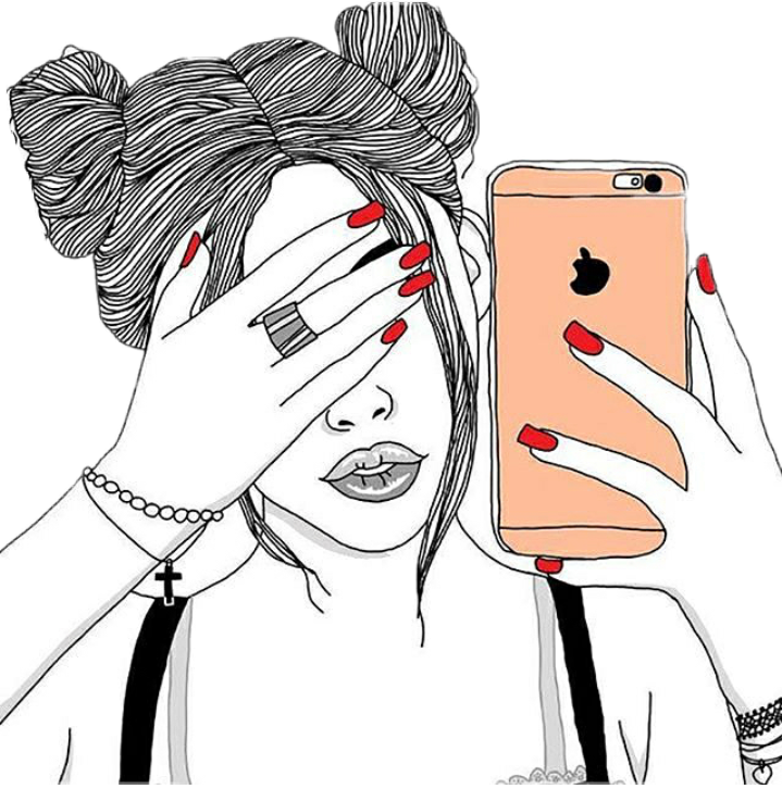 719x726 girl drawing tumblr popular girldrawing tumblrgirl tumb - Girl Drawing Images