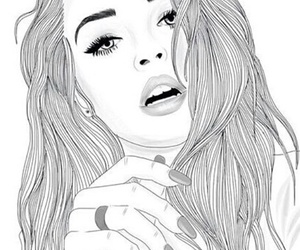 300x250 Images About Draw Girls On We Heart It See More - Girl Drawing Images