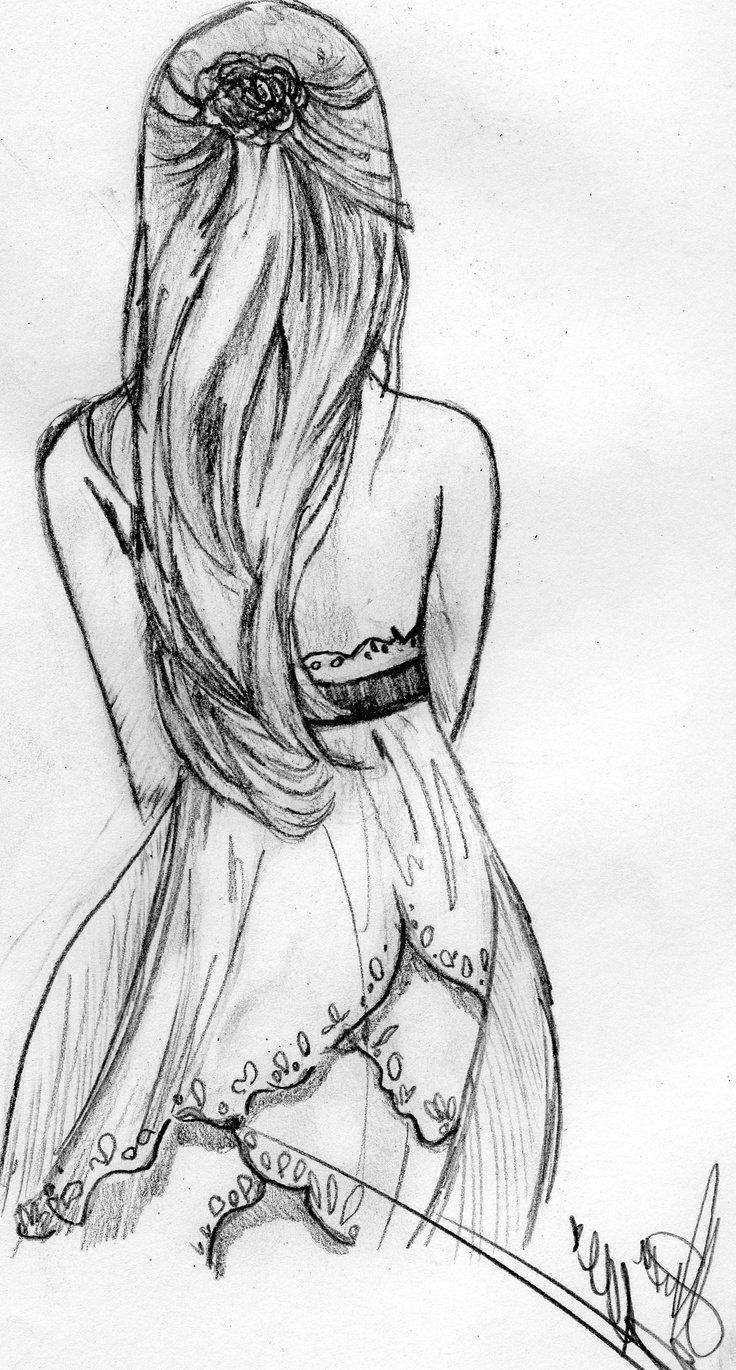 Girl Drawing Images Easy