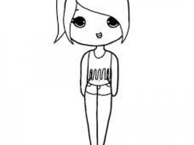 640x480 Easy Girl Drawing - Girl Drawing Images Easy