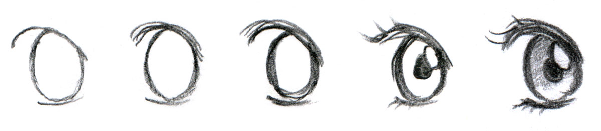 1200x263 johnnybro's how to draw manga drawing manga eyes - Girl Drawing Manga