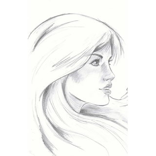 320x320 Buy Girl Drawing Online From Shopclues - Girl Drawing Photo