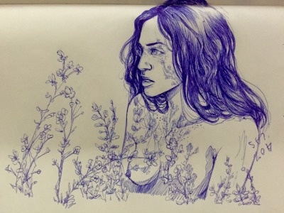 400x300 Girl Drawing Tumblr - Girl Drawing Picture