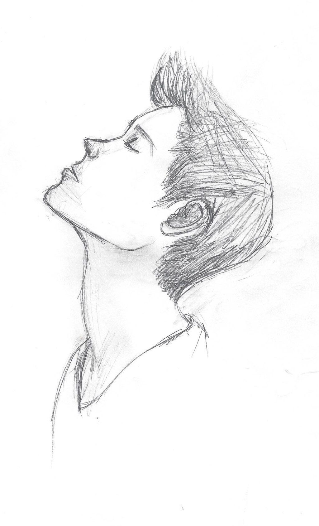 Рисунок мужчины карандашом для срисовки