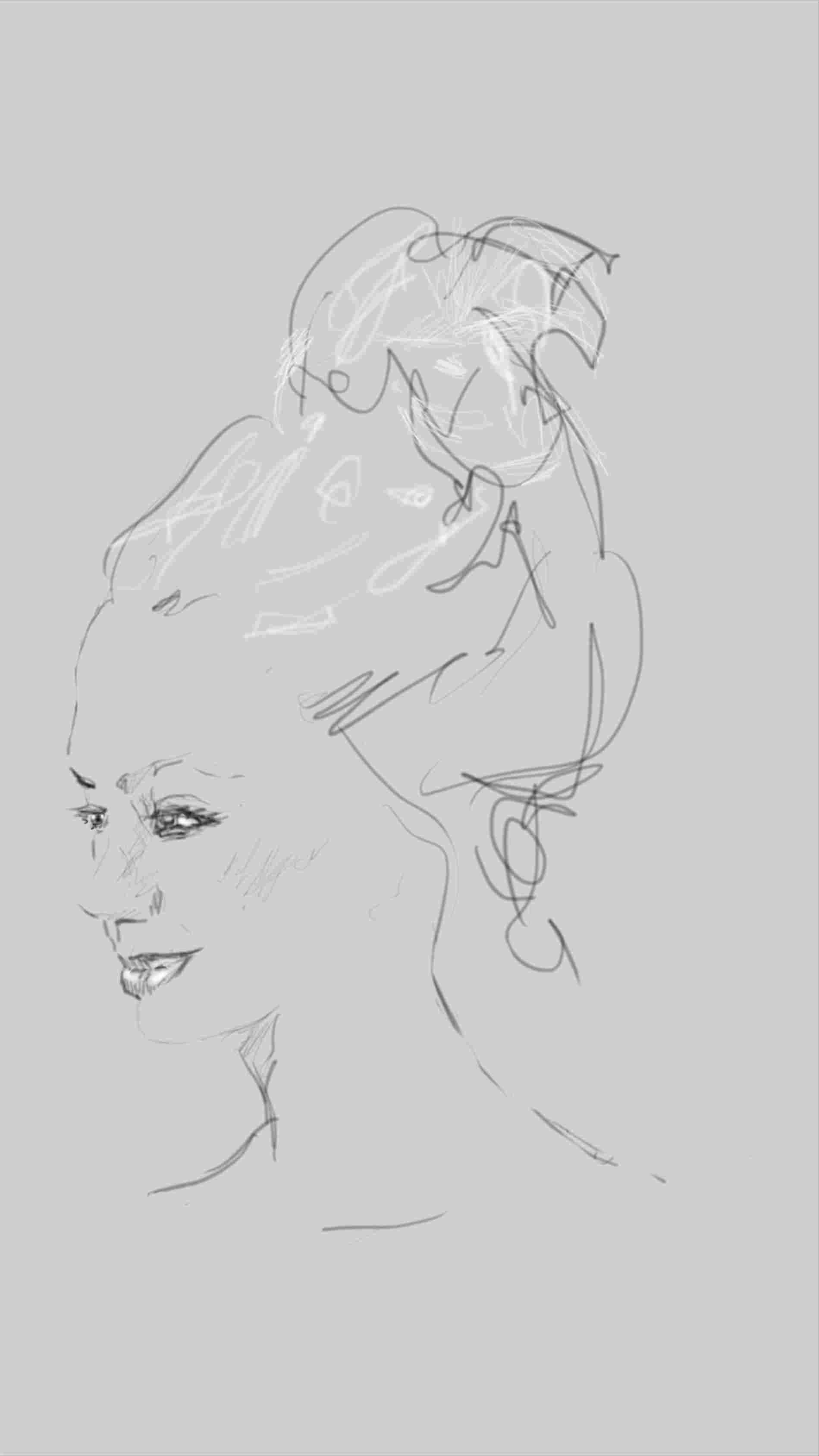 1899x3377 Rhcom Drawing Short Girl Drawing Girl Short - Girl Drawing Pinterest