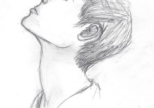 300x210 New Simple Sketch For Girls And Boys How To Sketch A Simple Face - Girl Drawing Simple