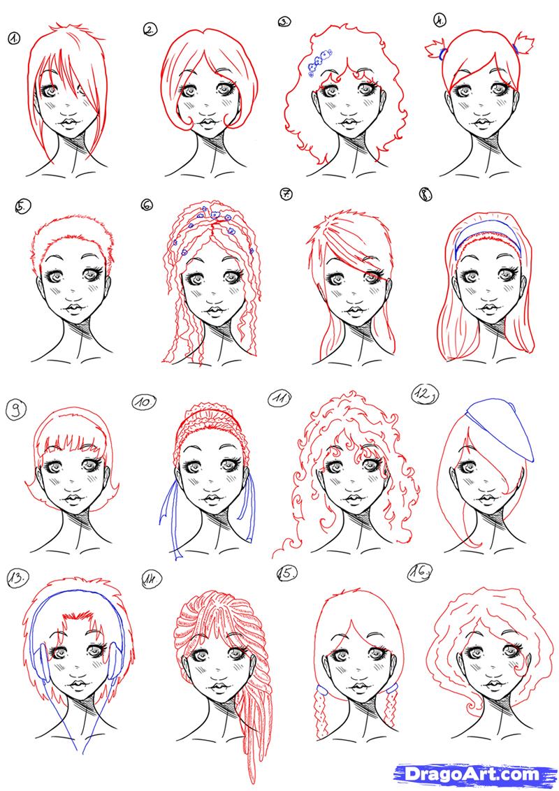 800x1132 How To Draw Girls Step - Girl Drawing Step By Step