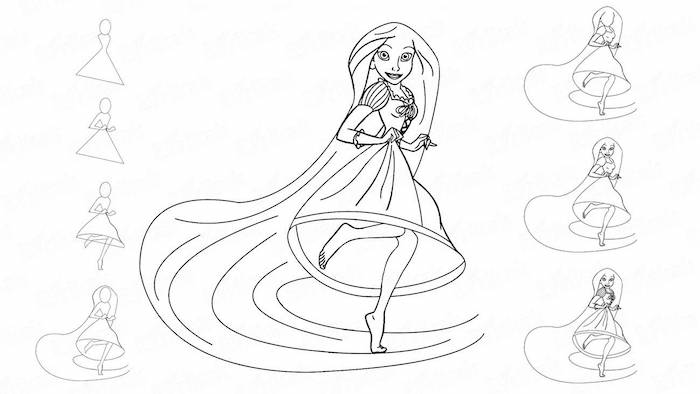 700x394 + Ideas How To Draw A Girl - Girl Drawing Step By Step