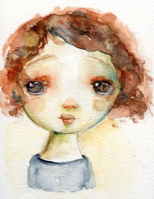 496x640 mindy lacefield april - Girl Drawing Watercolor