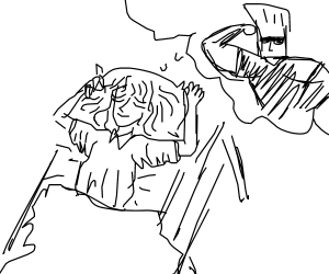 300x250 girl dreaming about johnny drawing - Girl Dreaming Drawing