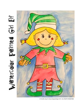 270x350 Christmas Free How To Draw A Girl Elf - Girl Elf Drawing