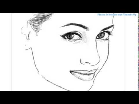 480x360 How To Draw A Beautiful Girl Face - Girl Face Drawing