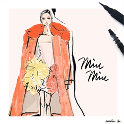 250x250 Exciting Fashion Illustrations - Girl Fashion Drawing