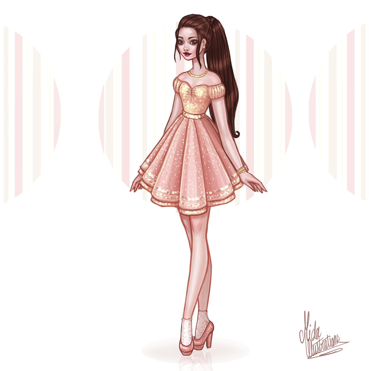 1280x1286 Girl Fashion Drawing Tumblr Png Png Image - Girl Fashion Drawing