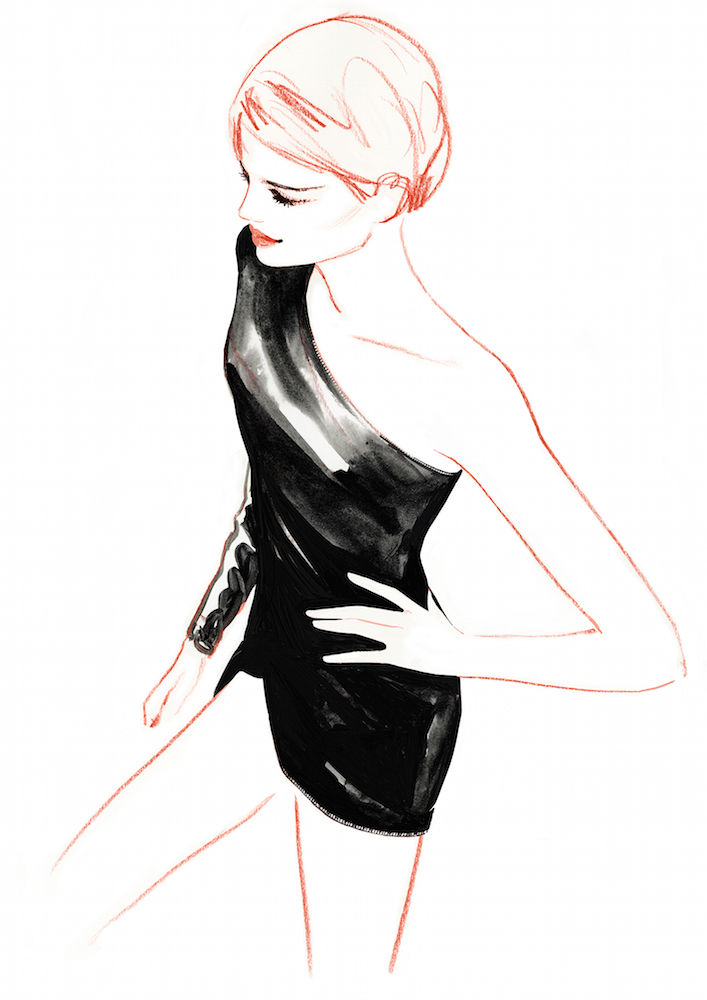 707x1000 Why Fashion Illustration Is Ripe For A Revival The Study - Girl Fashion Drawing