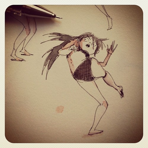 500x500 funny cute girls fighting pens, goddesses, and somber redheads - Girl Fighting Drawing