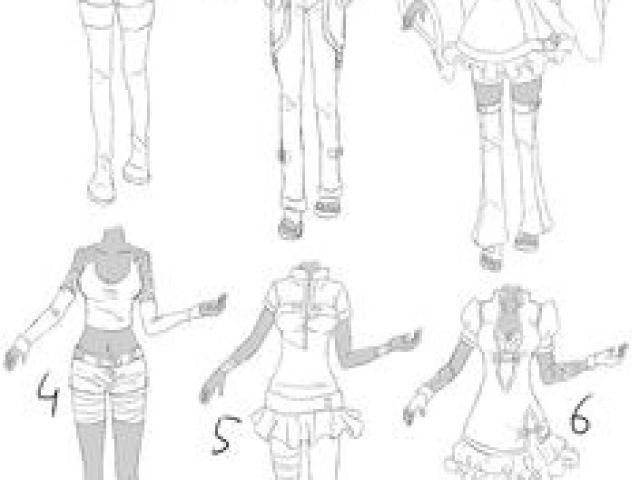 640x480 Drawing Of A Girl Full Body With Clothes Inspiration Clothing - Girl Full Body Drawing