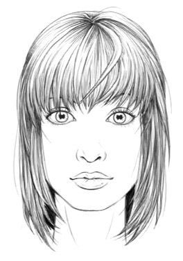 264x376 How To Draw Hair Female Sharenoesis - Girl Hair Drawing