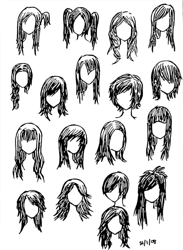 Anime Hairstyles For Short Hair Female