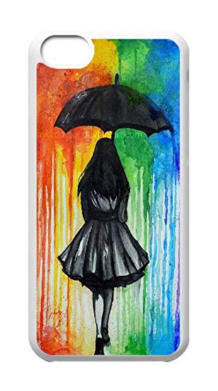 308x550 Iphone Case - Girl In Rain Drawing