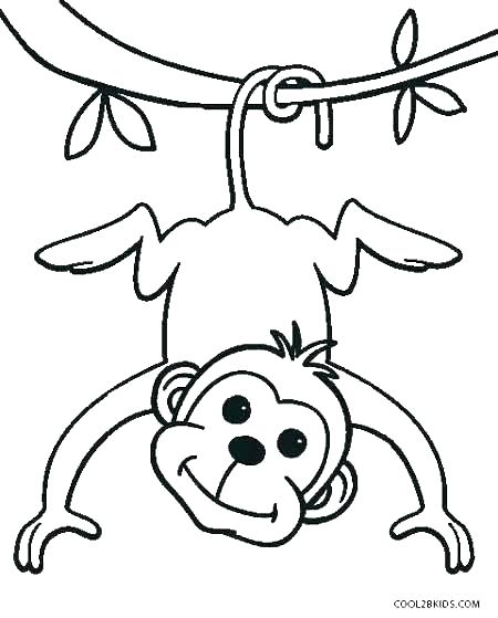 450x559 Coloring Sheet Monkey Ba Girl Monkey Coloring Pages Cartoon Ba - Girl Monkey Drawing