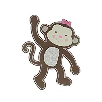 355x355 Koala Baby Girl Monkey Wood Wall Decor Baby - Girl Monkey Drawing