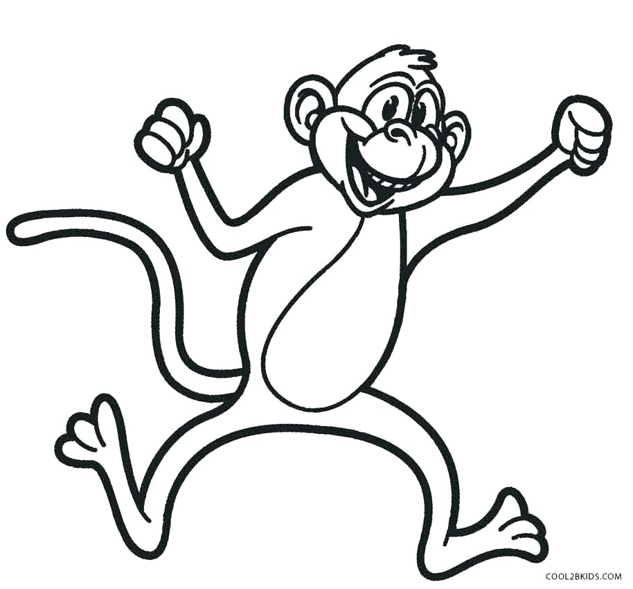 914x850 Baby Girl Monkey Coloring Pages Baby Monkey Coloring Pages Monkey - Girl Monkey Drawing