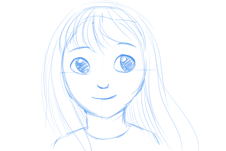 728x485 Ways To Draw A Cartoon Child - Girl Nose Drawing