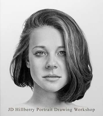 356x400 Learn To Draw - Girl Portrait Drawing
