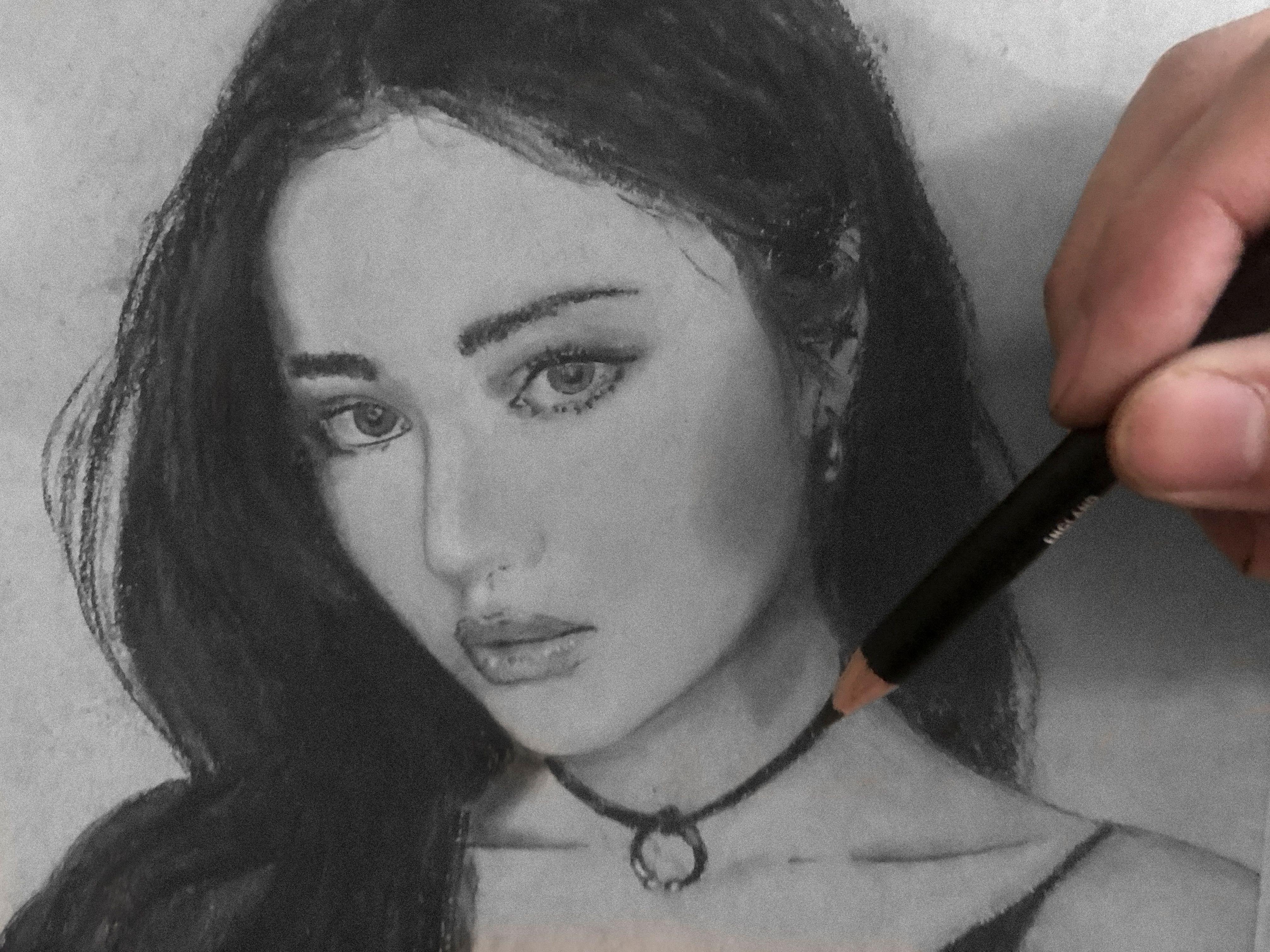 4032x3024 Drawing A Girl Portrait Drawing Techniques Steemit - Girl Portrait Drawing