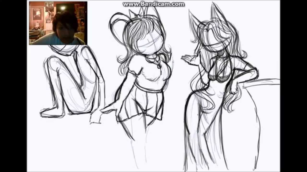 1280x720 How To Draw Girl Poses - Girl Poses Drawing