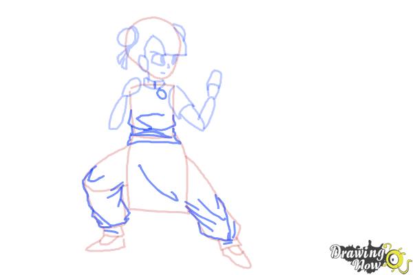 600x400 How To Draw A Manga Girl Fighting Pose - Girl Poses Drawing