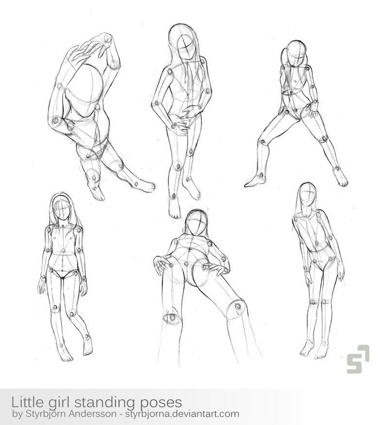 Girl Poses Drawing At Paintingvalley Com Explore Collection Of