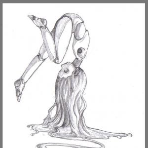 300x300 Scary Emo Girl Sketch P Ardiafm - Girl Poses Drawing